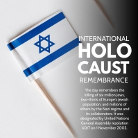 Holocaust Remembrance Day 2023 Template | PosterMyWall