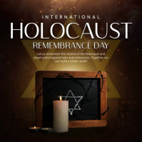 Holocaust Remembrance Day 2026 Instagram Post template