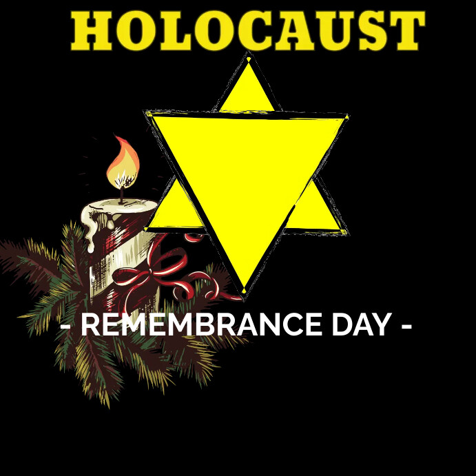 Holocaust remembrance day Template | PosterMyWall