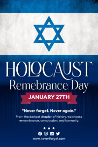 Holocaust Remembrance Day Event Iphosta template
