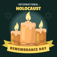 Holocaust remembrance day poster Template | PosterMyWall