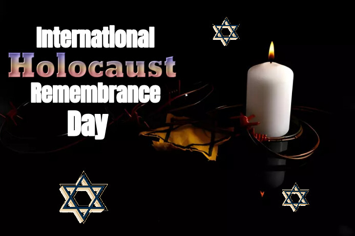 holocaust remembrance day template | PosterMyWall