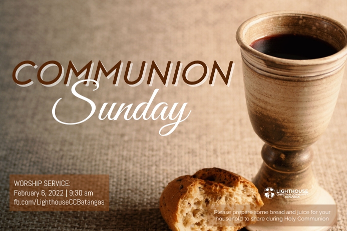 Communion Header Holy Communion Template | PosterMyWall
