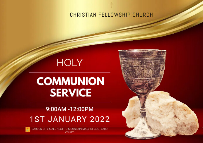 holy communion Template | PosterMyWall