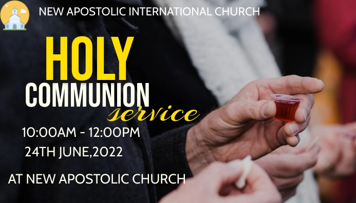 Holy Communion Template | PosterMyWall
