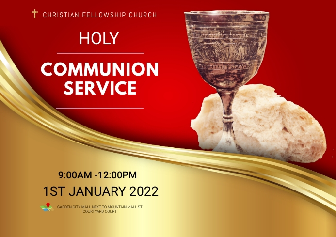 holy communion Template | PosterMyWall