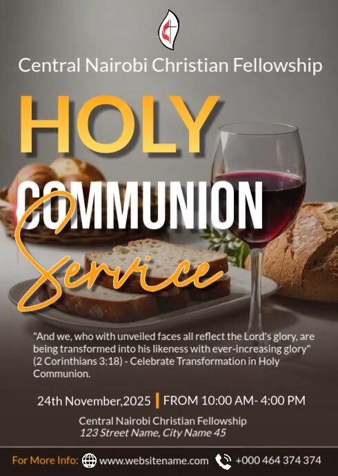 holy communion Template | PosterMyWall