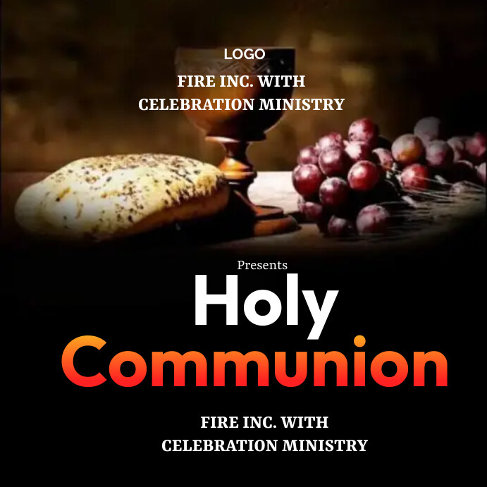 HOLY COMMUNION Template | PosterMyWall