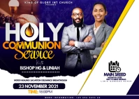 holy communion Postal template
