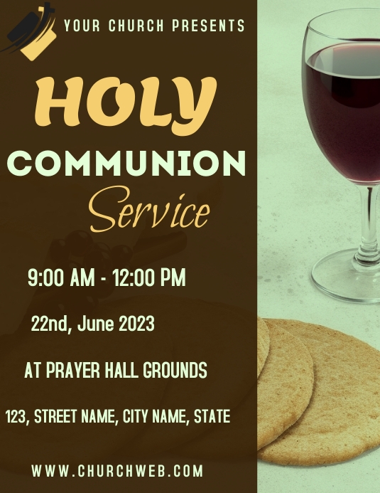 Holy Communion Template | PosterMyWall
