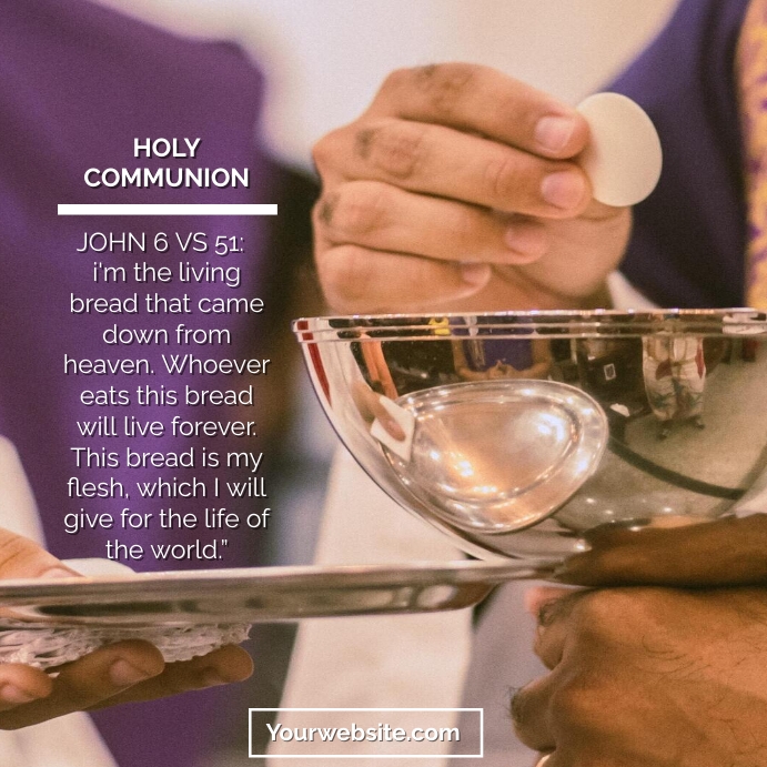 holy communion Template | PosterMyWall