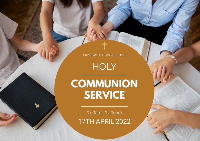 holy communion Template | PosterMyWall