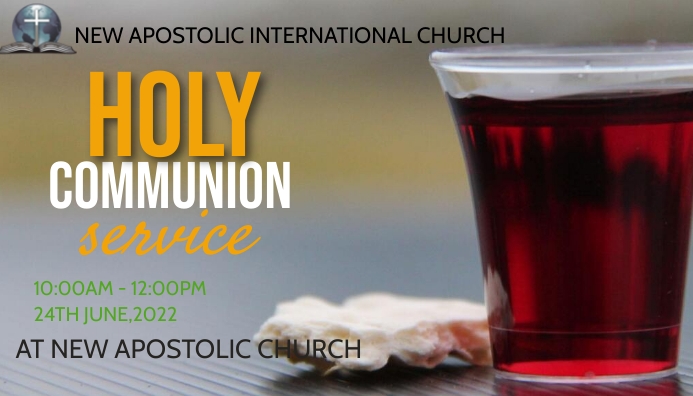 Communion Header Holy Communion Template | PosterMyWall