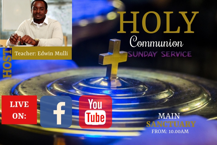 Holy Communion Template | PosterMyWall