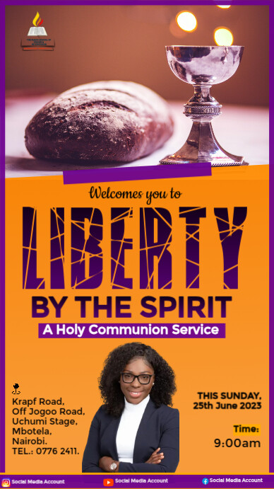 Copy of holy communion | PosterMyWall