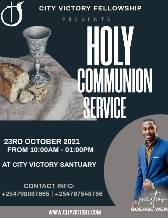 Copy of Holy communion | PosterMyWall