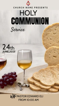 Holy Communion Instagram post template