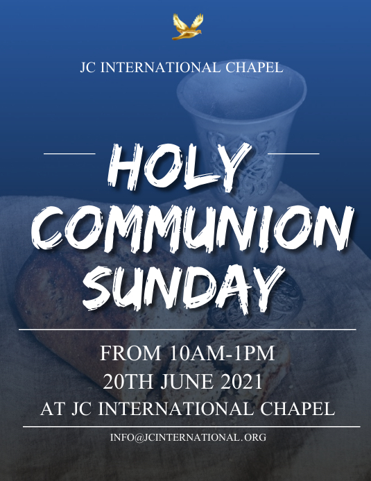 Holy communion poster Template | PosterMyWall