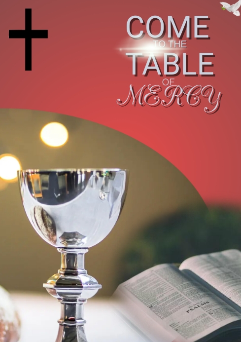 Holy Communion Poster A3 template