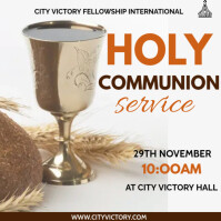 Holy Communion Service Template | PosterMyWall