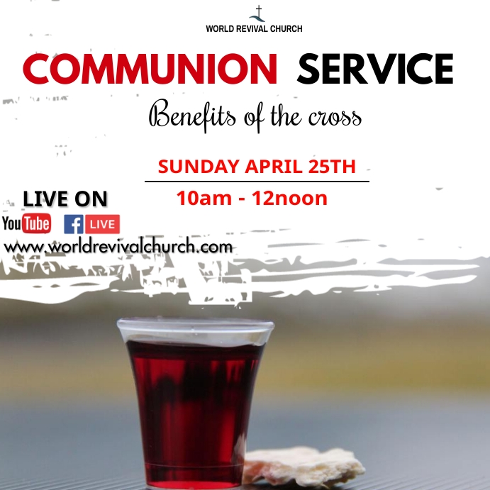Copy of Holy Communion Service | PosterMyWall