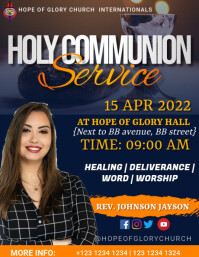 communion service Template | PosterMyWall