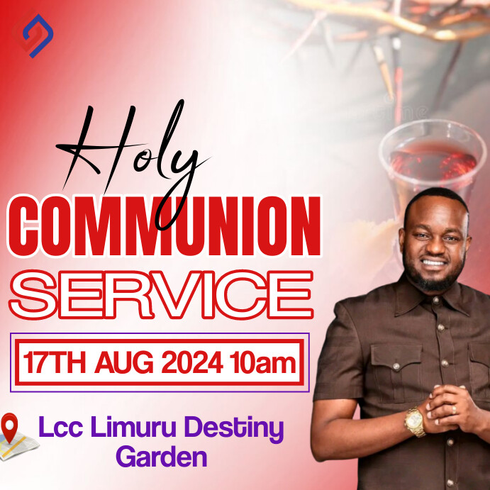 Modèle holy communion service flyer | PosterMyWall