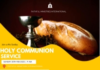 holy communion service Template | PosterMyWall