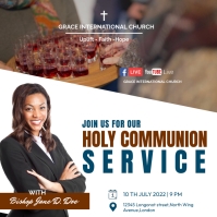 HOLY COMMUNION FLYER Template | PosterMyWall
