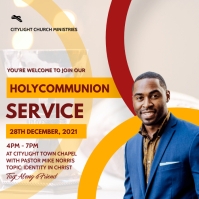 holy communion service poster design Template | PosterMyWall