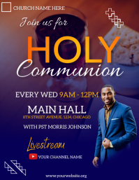 Holy communion flyer template | PosterMyWall