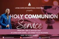 holy communion sunday flyer Template | PosterMyWall