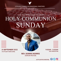 communion sunday flyer template | PosterMyWall