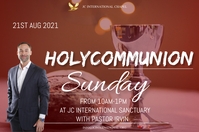 holy communion service poster Template | PosterMyWall