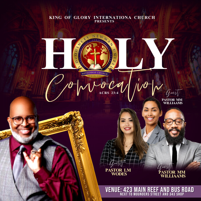 Copy of holy convocation | PosterMyWall
