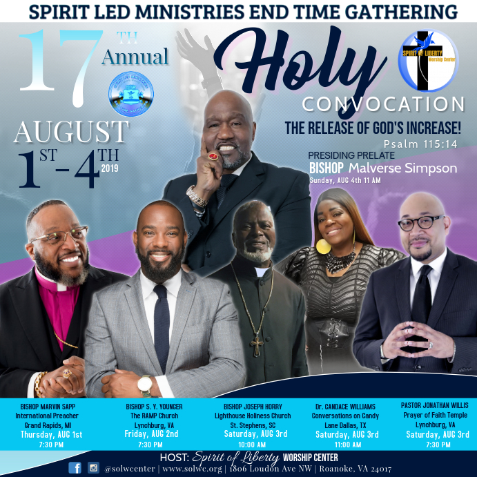 Holy Convocation Template | PosterMyWall