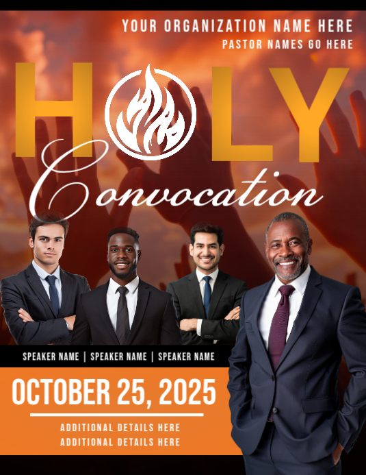 Holy Convocation Template | PosterMyWall
