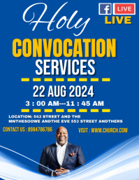 holy convocation flyer Template | PosterMyWall