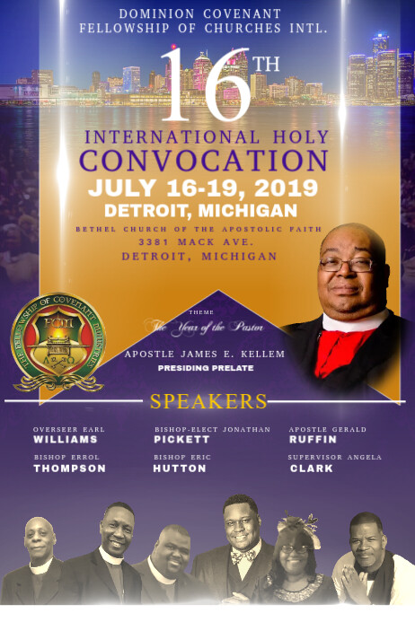 Holy Convocation Flyer Template | PosterMyWall