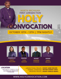 Holy Convocation Flyer (US Letter) template