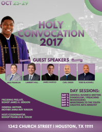 customizable design templates for holy convocation postermywall holy convocation flyers