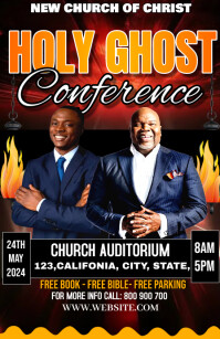 Fire Conference Template | PosterMyWall