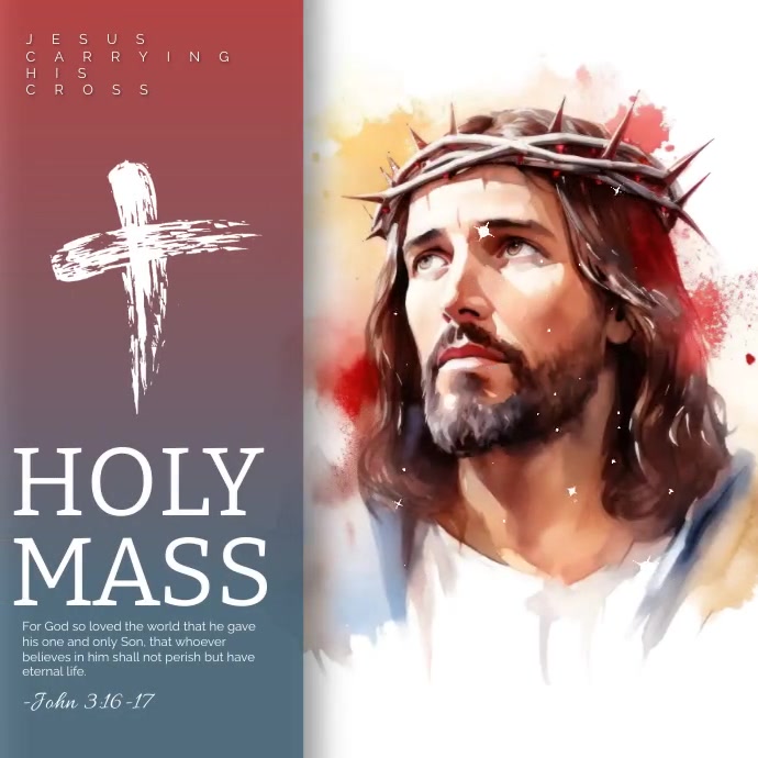 Holy Mass Template | PosterMyWall