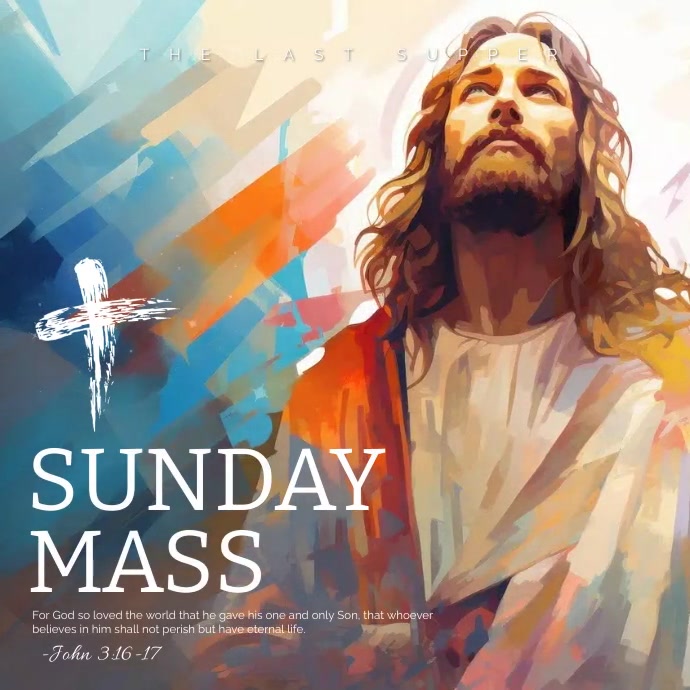 Holy Mass Template | PosterMyWall