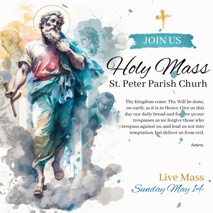 Holy Mass Template | PosterMyWall