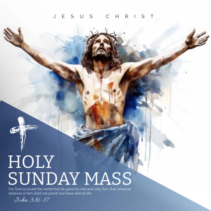 Holy Mass Template | PosterMyWall