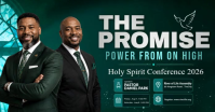 Green Holy Spirit Conference Изображение, которым поделились на Facebook Template