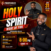 Black Religious Event Promotion Iphosti le-Instagram Template