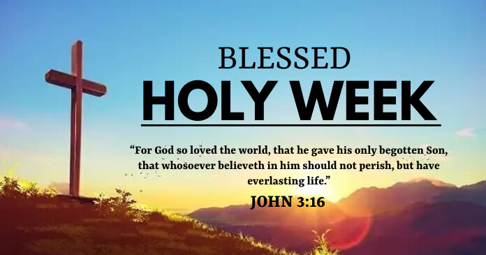 Thursday Easter Week Copy of holy week, Maundy Thursday, easter | PosterMyWall