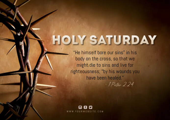 Copy of holy week a4 | PosterMyWall